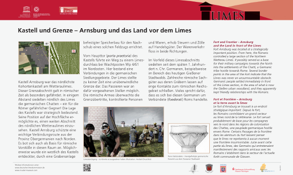 Anschauliche Info`s für Besucher - die 2014 neu entwickelten Tafeln (Layout: A. Weiher, Wiesbaden)
